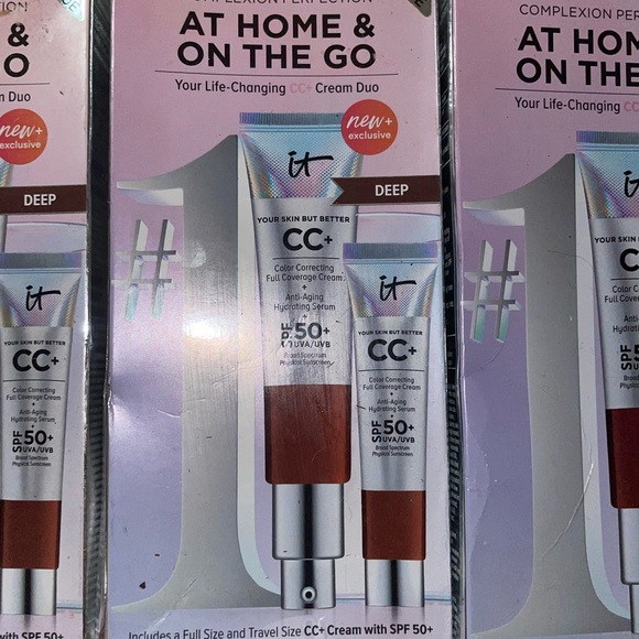 (5) IT Cosmetics- Deep - Color Correcting Full Coverage Cream - Deep - Picture 2 of 6